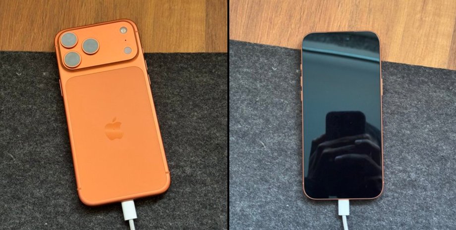 Заряджання iPhone 17 Pro Max смартфон