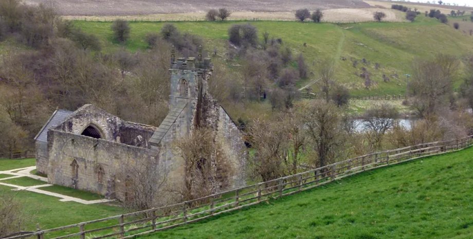 Заброшенная деревня, заброшенная церковь, раскопки старинной деревни, старинное поселение, руины, заброшенные дома, тайна