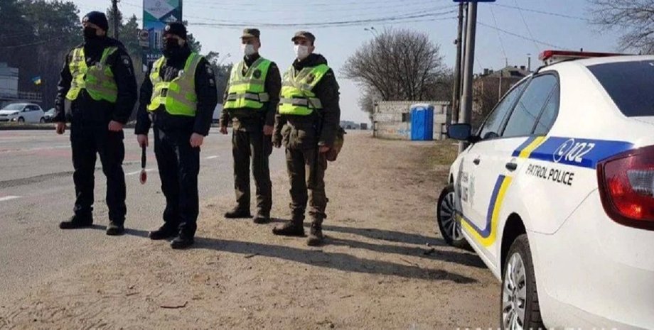 коронавирус, блок-пост, полиция, закарпатская, фото