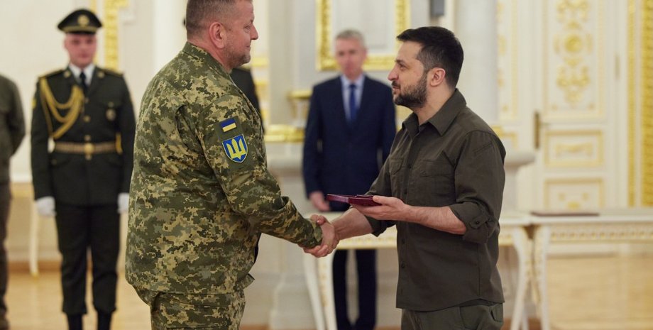 Залужный, Зеленский