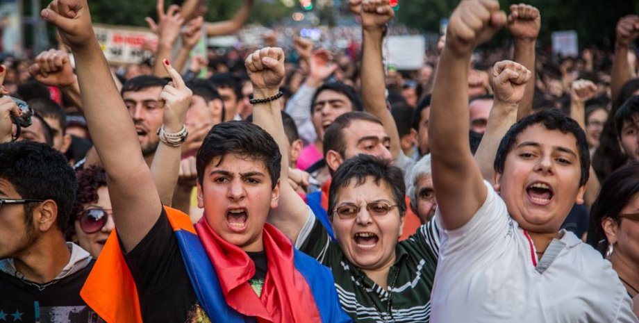 Протесты в Ереване 27 июня / Фото: "Радио Свобода"