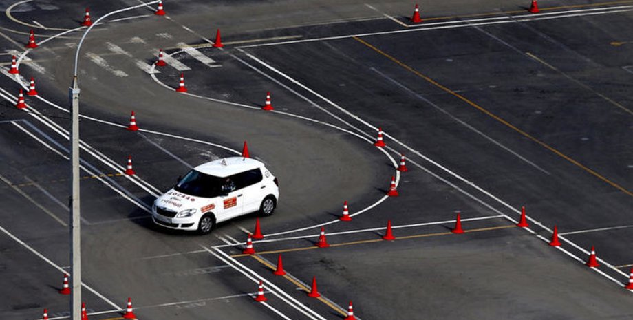 Авто, екзамен, водіння, тест, дорога,