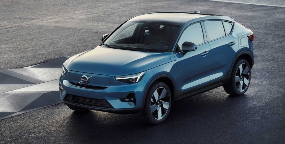 Volvo C40 Recharge, электромобиль Volvo, Салон Volvo, экстерьер