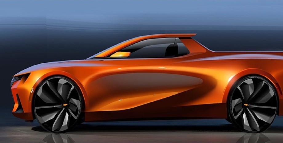 Chevrolet El Camino 2024 Chevrolet, Chevrolet El Camino, Авто, Автомобили, Новинки, Пикап, Фото, Дизайн, General Motors