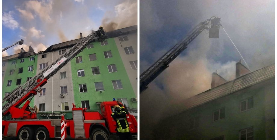 взрыв, взрыв под Киевом, взрыв в доме под Киевом, пожар под Киевом