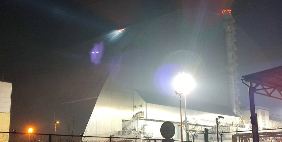 Чернобыльская АЭС, удар по чаэс, Чернобыльская АЭС дрон, РФ атаковала чернобыльскую аэс, Чернобыльская АЭС