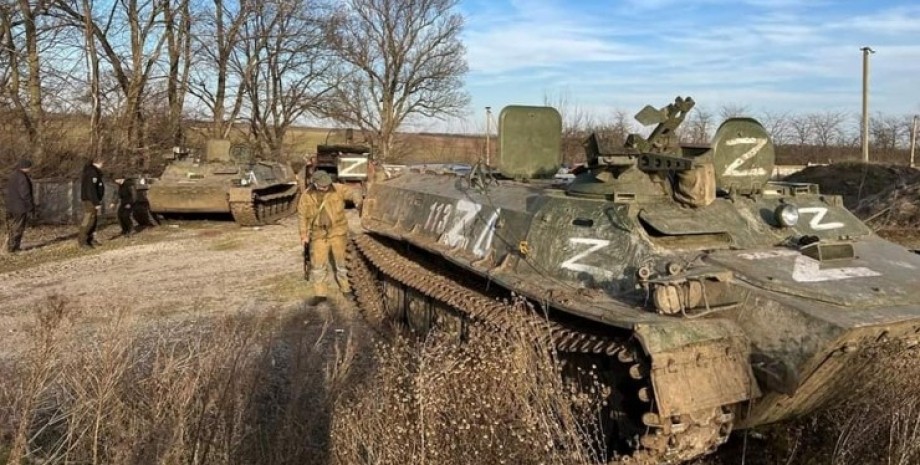 Розбита військова техніка російської армії