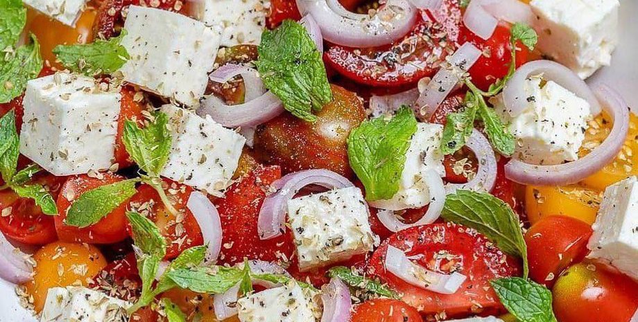 салат, летний салат, полезный салат