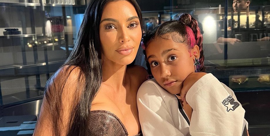 Ким Кардашьян, Норт Уэст, мать и дочь