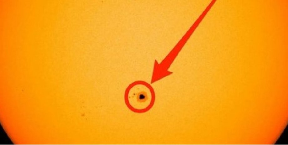 Солнце, пятно на Солнце, солнечное пятно