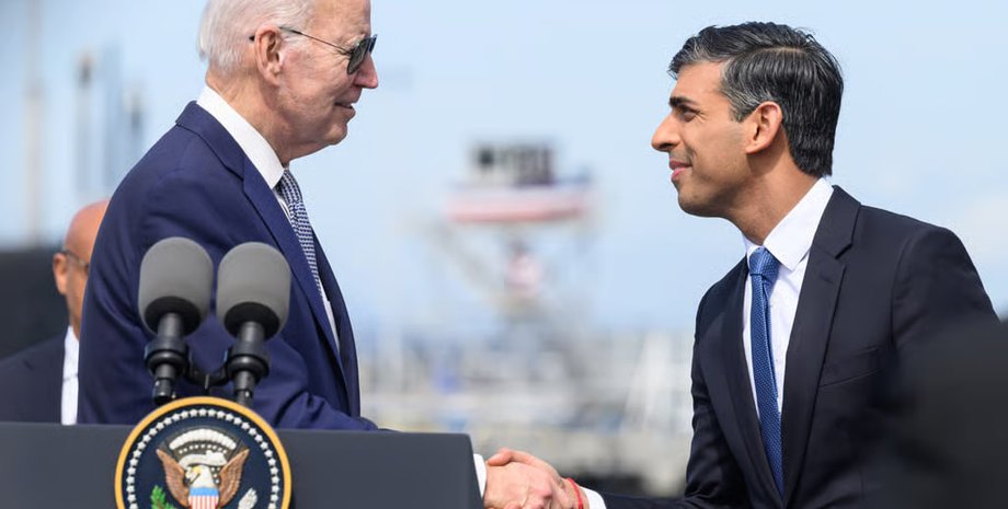 Джо Байден, Ріші Сунак, США, Великобританія