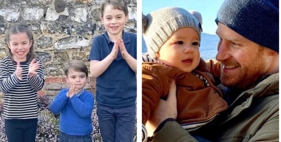 дети, принц Джордж, принц Луи, принцесса Шарлотта, принц Гарри, Арчи, принцесса Евгения