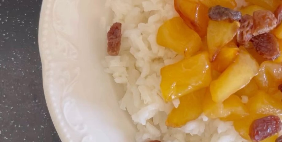 карамелизированные яблоки, еда, завтрак, яблоки к каше