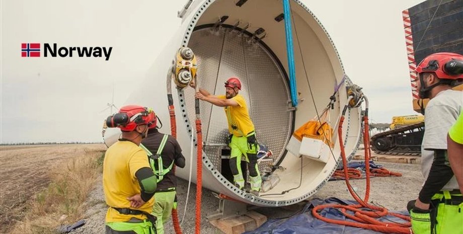 совместный проект ДТЭК и Norad ДТЭК, Norad, ветроэлектростанция, зеленая энергетика, Полтавская ВЭС, возобновляемые источники энергии, Александр Селищев