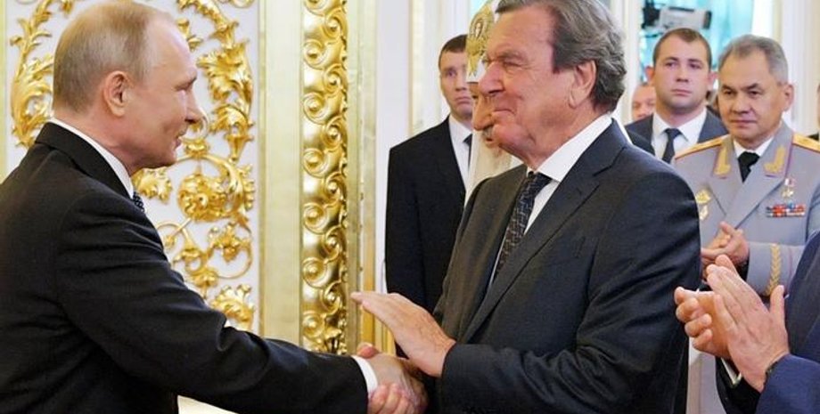 шредер, герхард шредер, шредер путин, путин