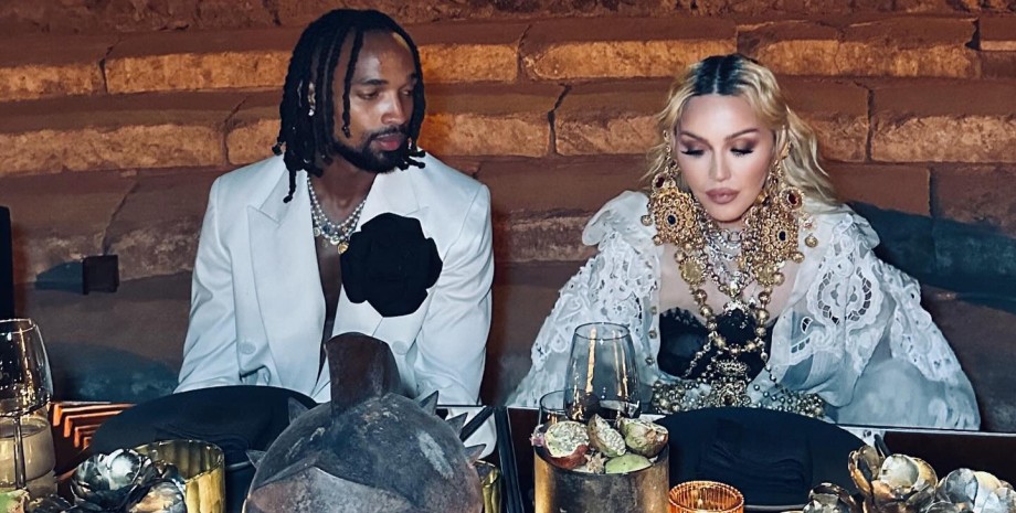 Мадонна и Аким Моррис Мадонна и Аким Моррис