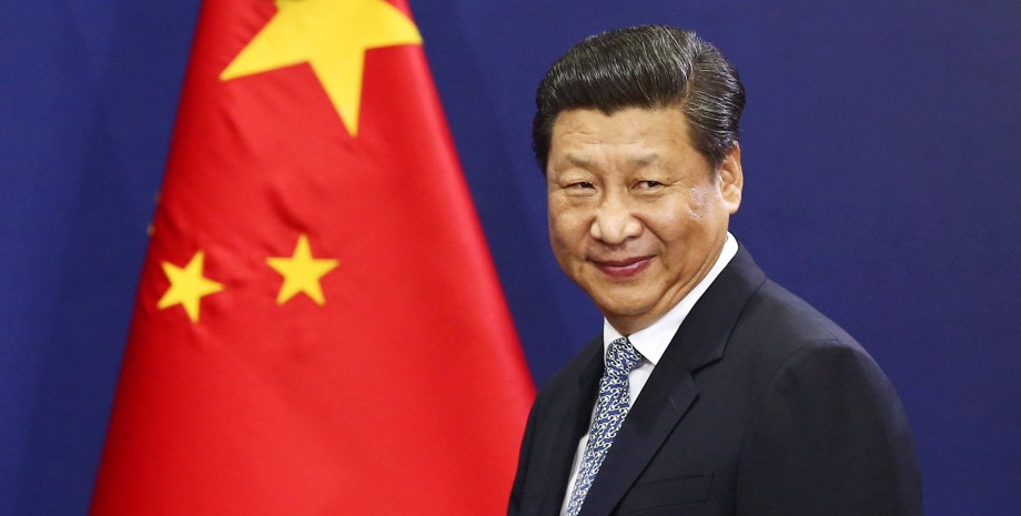лидер КНР, Си Цзиньпин, флаг Китая