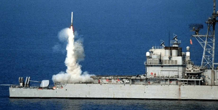 авіаносець USS Shiloh, Запуск крилатої ракети Tomahawk, Запуск ракети Tomahawk