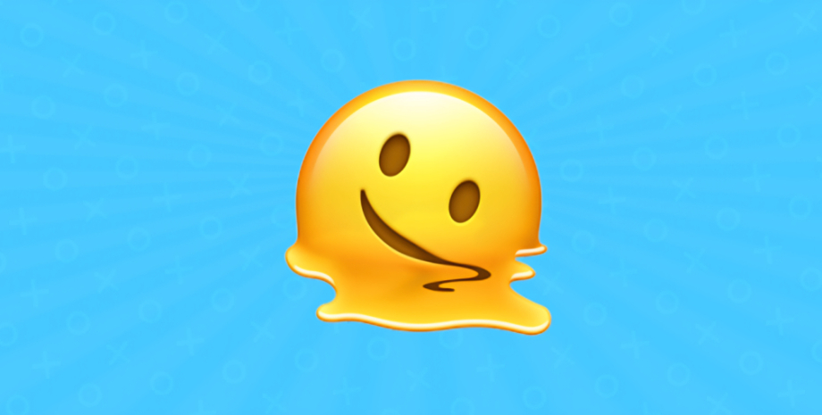 Эмодзи "Тающее лицо" Эмодзи Тающее лицо, фото