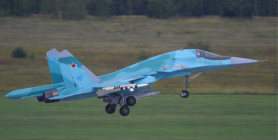 Су-34, російський винищувач, бойова авіація, ЗС РФ, війна РФ проти України