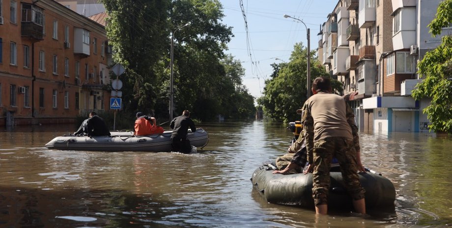 Херсон, Херсон затопило підрив Каховської ГЕС, Каховська ГЕС наслідки