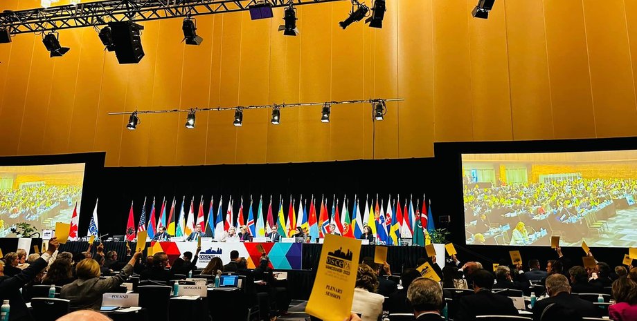 ОБСЄ ПА, Парламентська асамблея, війна РФ проти України, спонсори тероризму, російські окупанти, ПВК "Вагнер"