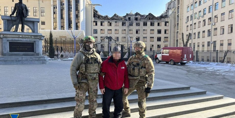 Співробітники СБУ затримали коригувальника у Харкові