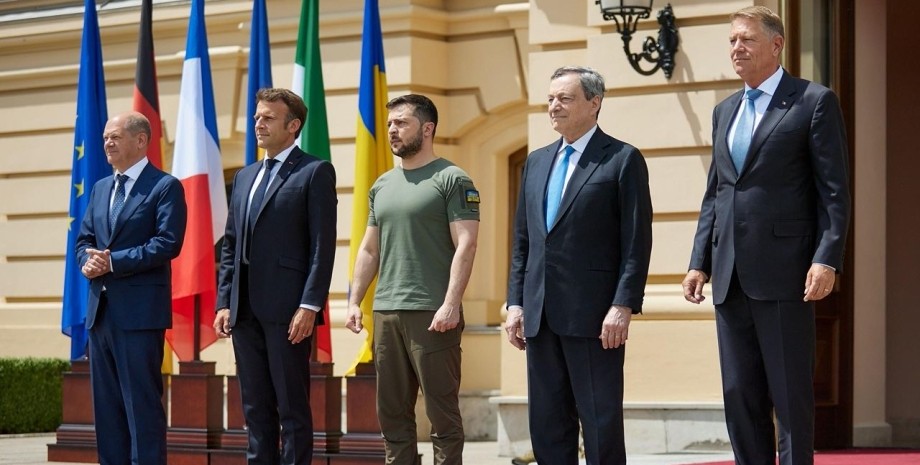 Лидеры западных стран, визит в Киев.