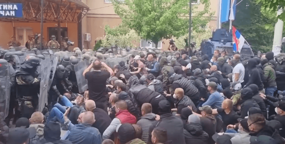 протесты косово, косовары, сербы, албанцы, Сербия Косово, протест, столкновения