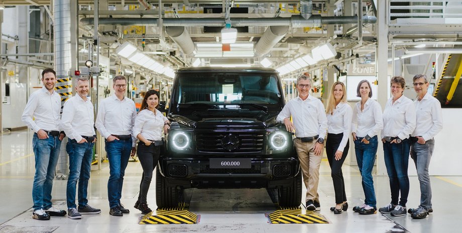 Mercedes G-Class на заводе