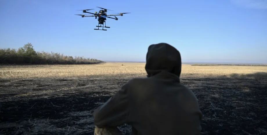 FPV-дрон с боевой частью на базе РПГ