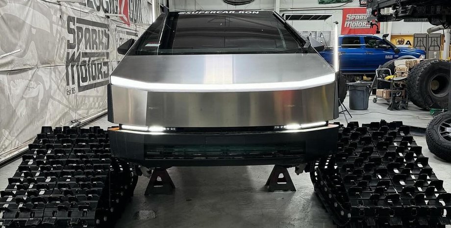 Пикап Tesla Cybertruck, Tesla Cybertruck, новая Tesla Cybertruck, тюнинг Tesla Cybertruck, электромобиль Tesla