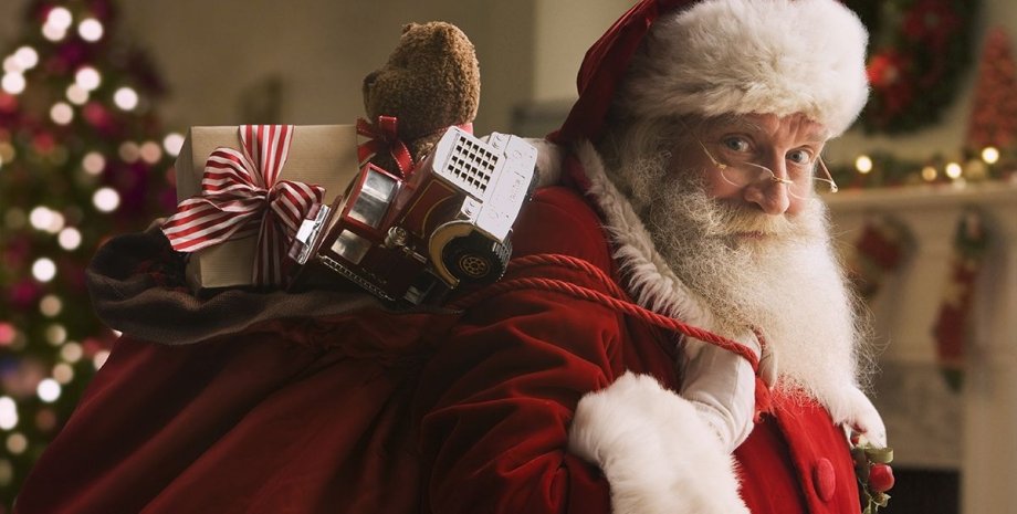 Санта-Клаус, рождество, санта, подарки