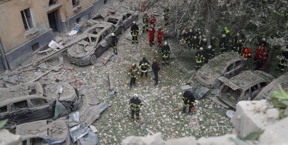 Львов, атака, обстрел, массированный обстрел, война