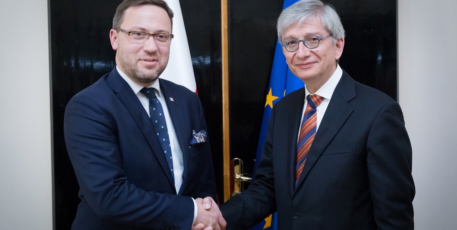 Бартош Цихоцкий и Евгений Чолий / Фото: msz.gov.pl