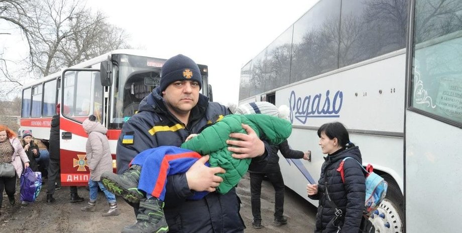 эвакуация, война