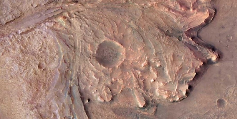 кратер Єзеро, Марс