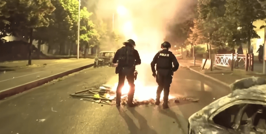 Протесты во Франции, фото