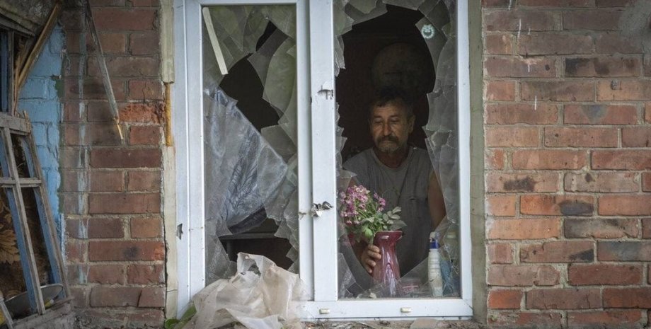 пошкоджений будинок, війна Росії проти україни, війна пошкодження, зруйновані будинки в Україні
