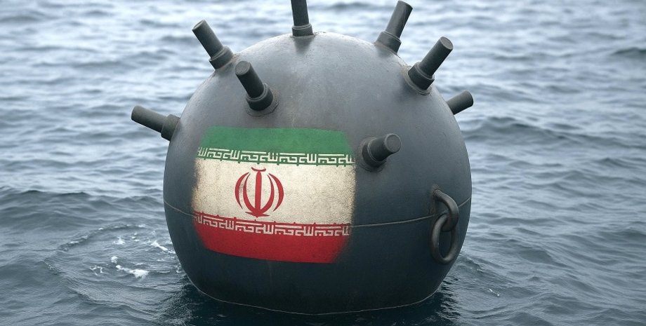 Морская мина Ирана перед использованием