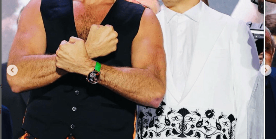 Александр Усик и Тайсон Фьюри