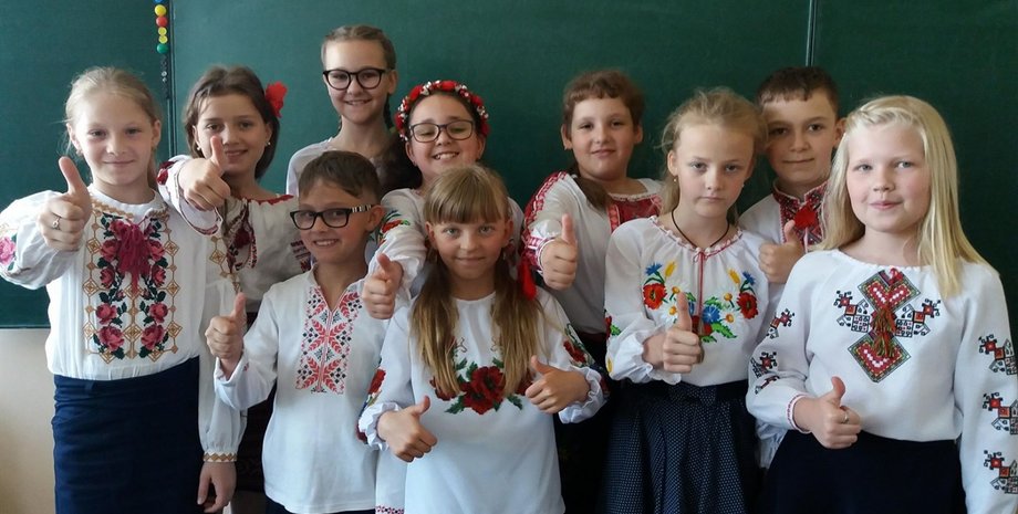 дети, вышиванки