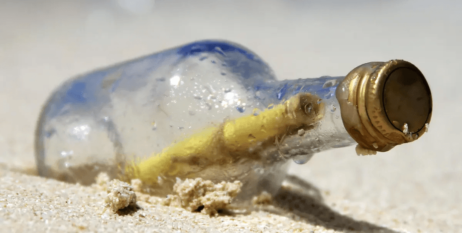 послание в бутылке, письмо в бутылке, морская почта