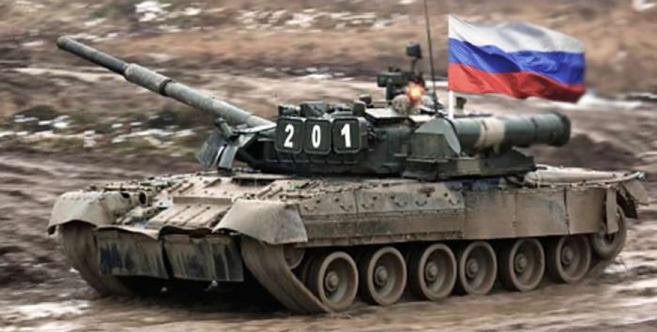 танк, флаг россии