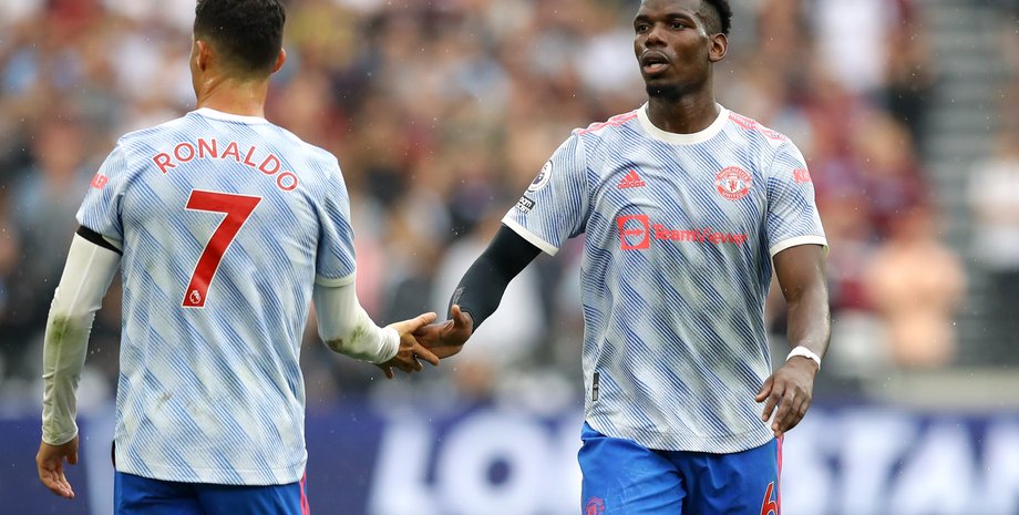 Поль Погба и Криштиану Роналду