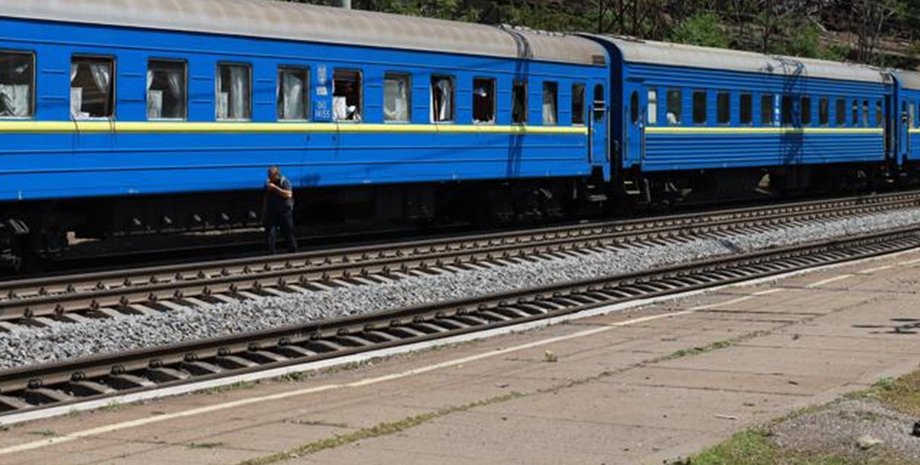 днепропетровская область, россияне ударили по поезду, атака россиян