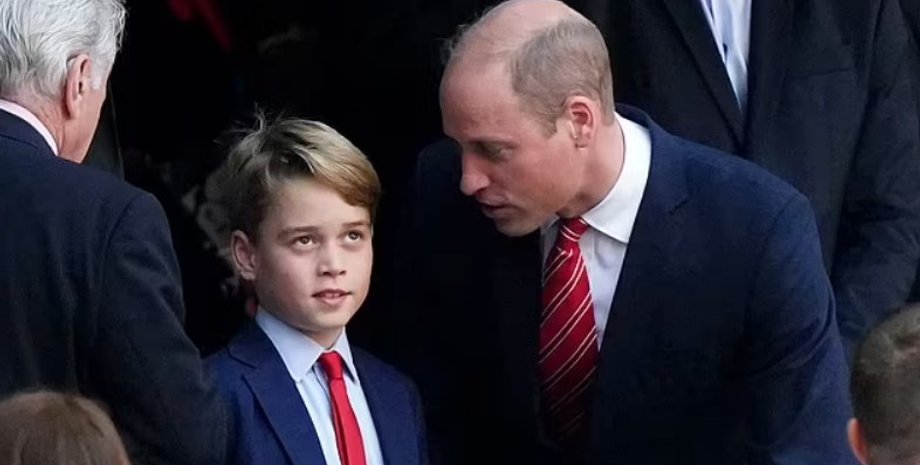 принц Вільям, принц Джордж, королівська сім'я, принц Вільям із сином