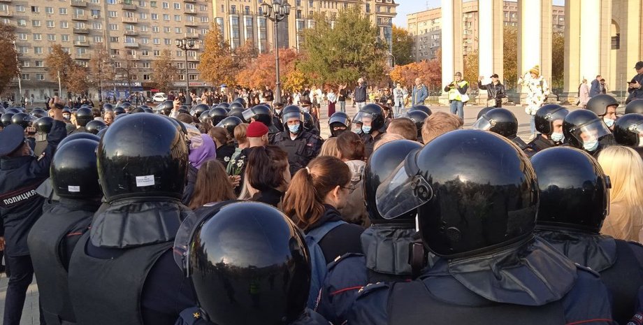 мобилизация, протесты в россии