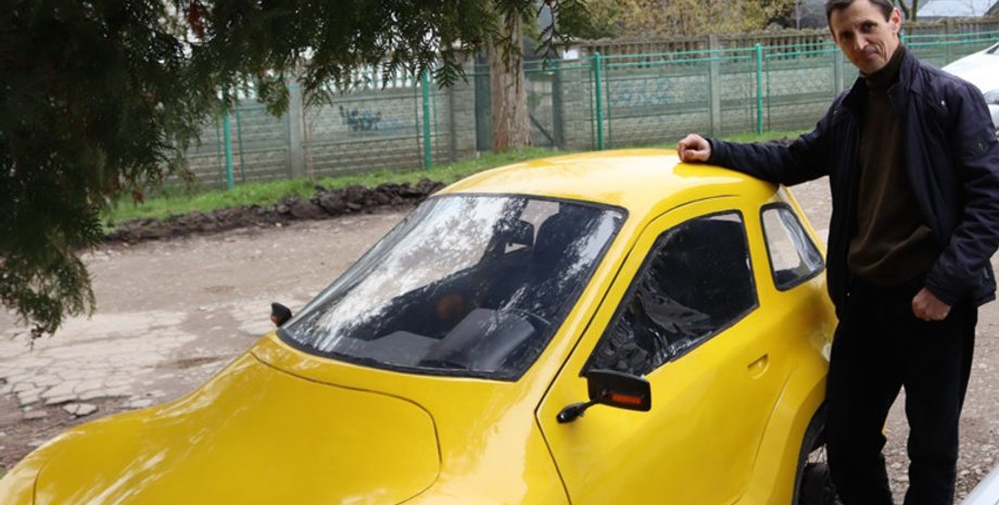 Украинский электромобиль, самодельный электромобиль, украинский электрокар, самодельный электрокар