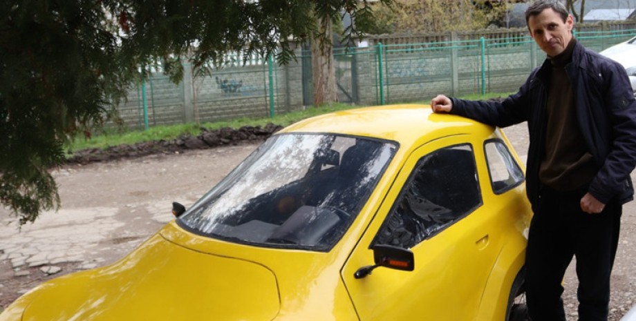 Украинский электромобиль, самодельный электромобиль, украинский электрокар, самодельный электрокар